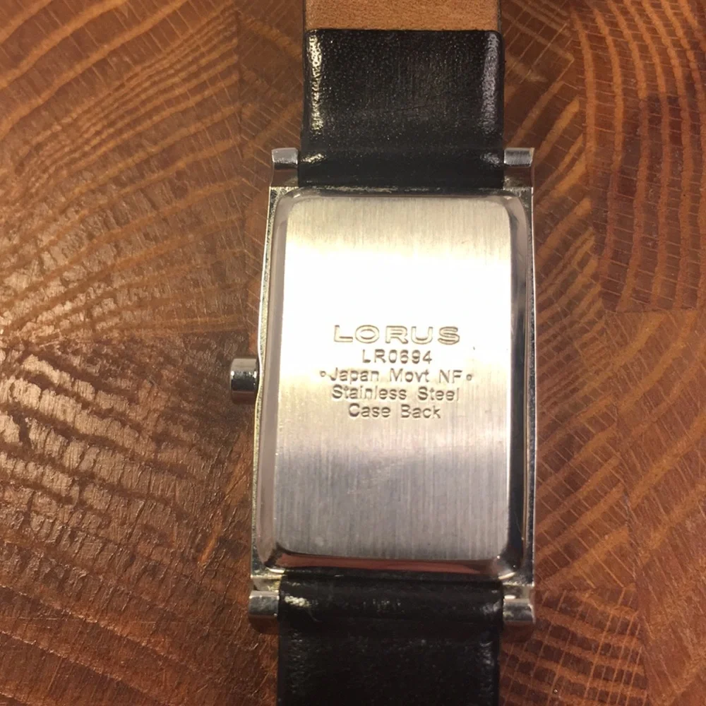 Lorus watch w/leather band